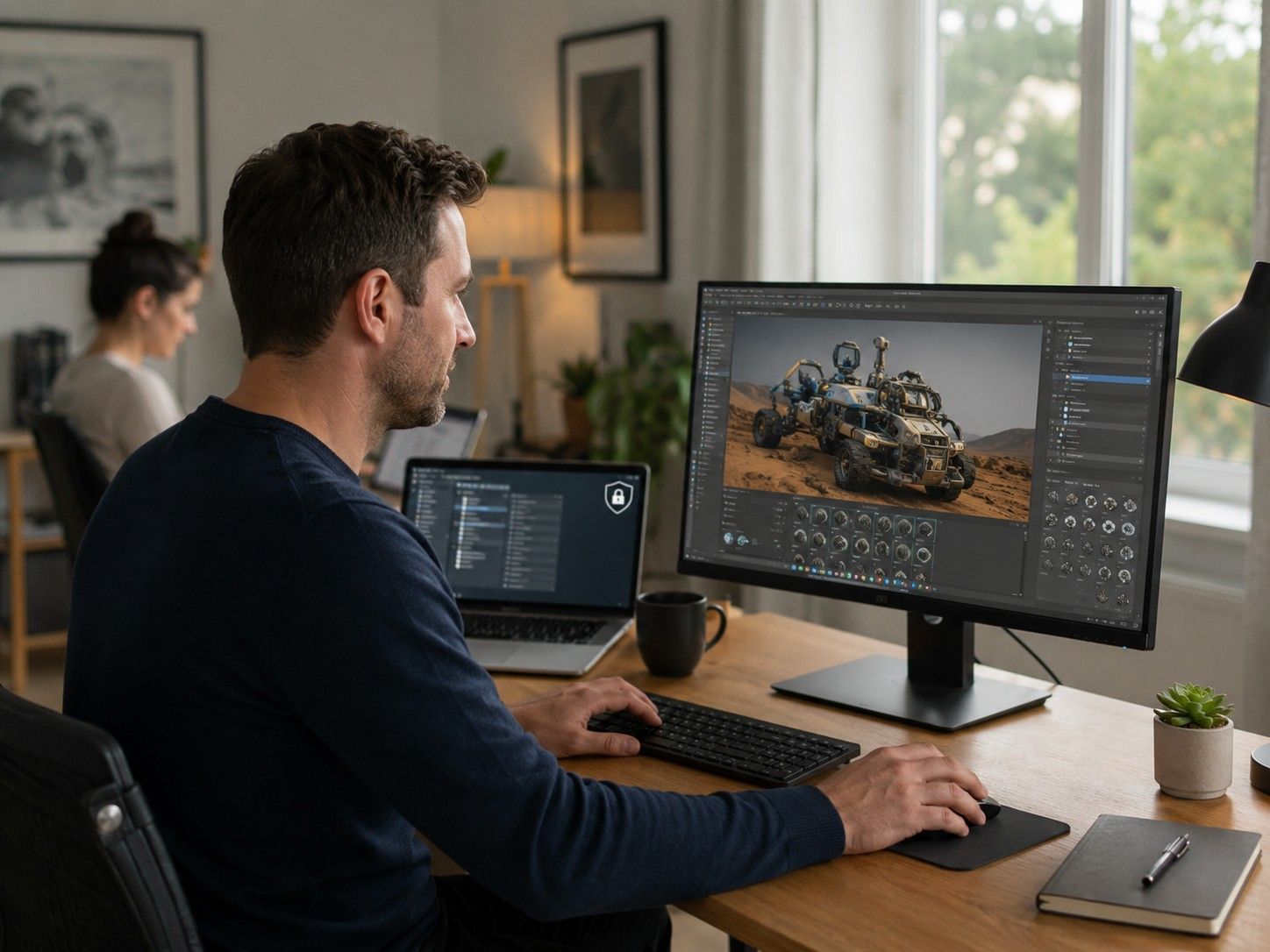 Secure remote access to graphics workstations