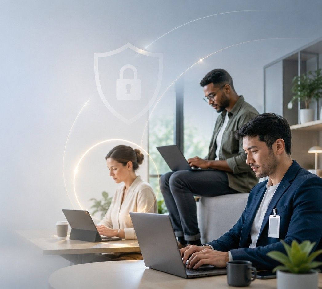 Secure vendor access from anywhere on managed workspaces